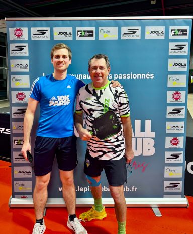 Tournoi Double surprise Pickleball Club Paris médaille d'argent
